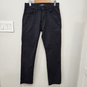 34 Heritage Pants Mens Size 31x34 "31x31" Black Courage Mid Rise Straight Leg